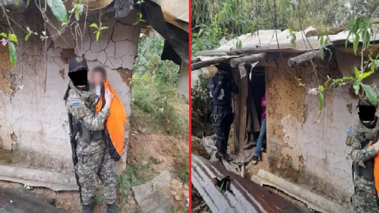 Militares rescatan a dos niños en Chalatenango