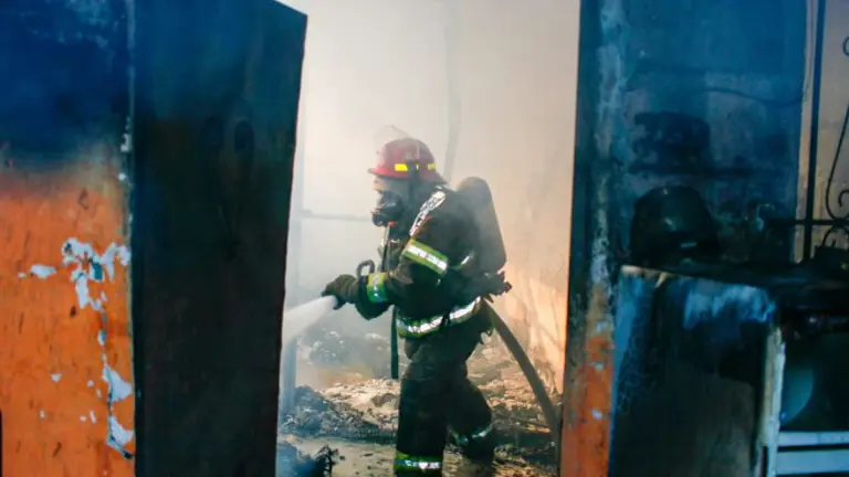 Quemado en una colonia de Mariona