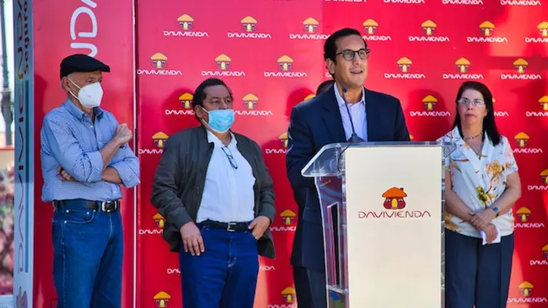 Inauguración de la Expo VOLARTE 2021 en los redondeles de las Fuentes de Beethoven, el 26 de noviembre de 2021, en San Salvador, El Salvador.
(Banco Davivienda Salvadoreño Photo/Salvador Melendez)