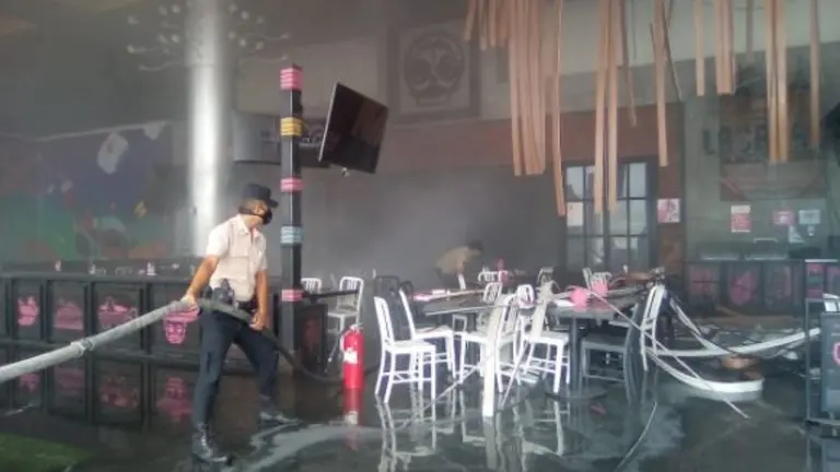 Incendio en La Calaca