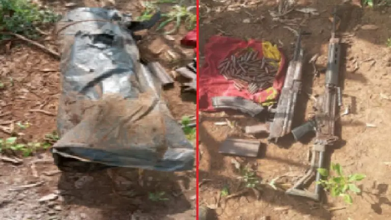 Dos fusiles en el bajo lempa