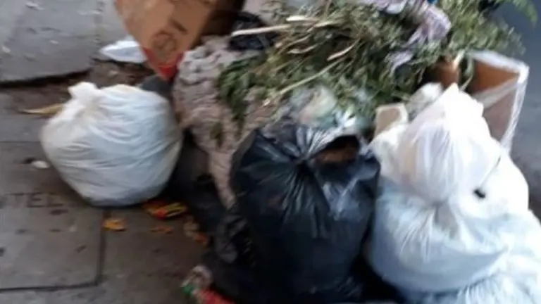 Recién nacido en basurero