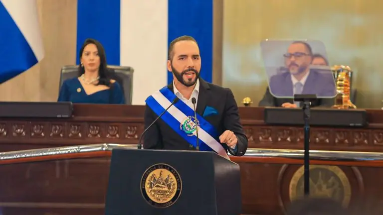 Presidente Bukele en su discurso de tercer año de Gobierno