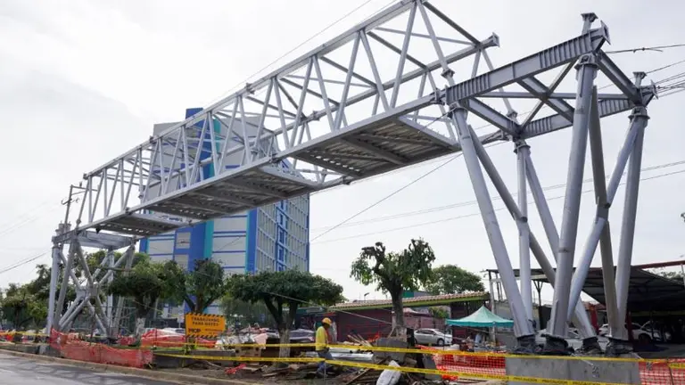 Pasarela que conectará dos edfificios