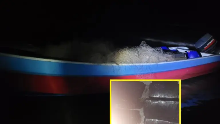 Narcolancha en Isla Tasajera