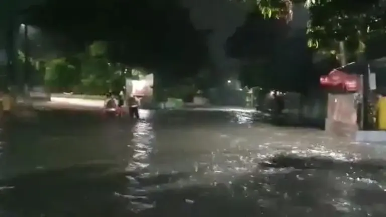Inundaciones en la Santa Lucía