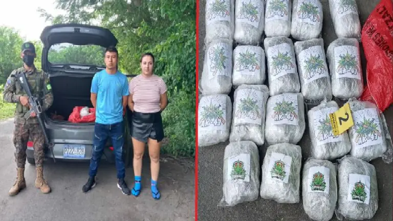 Hombre y mujer detenidos con droga