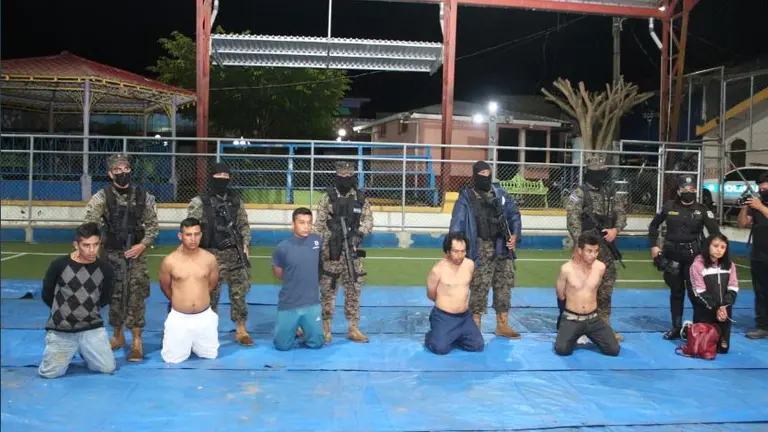 Clica de la MS en Comasagua