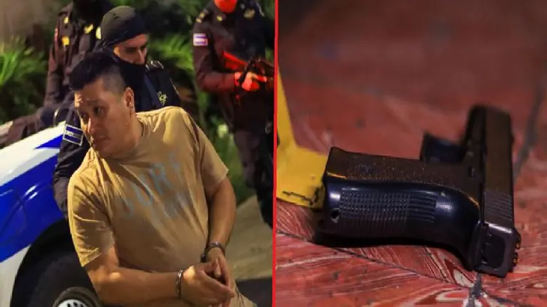 Pistola en la iglesia