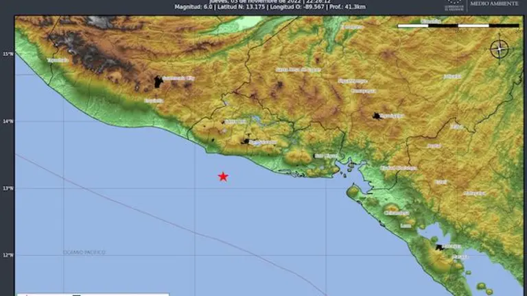 Temblor 6 Richter MARN