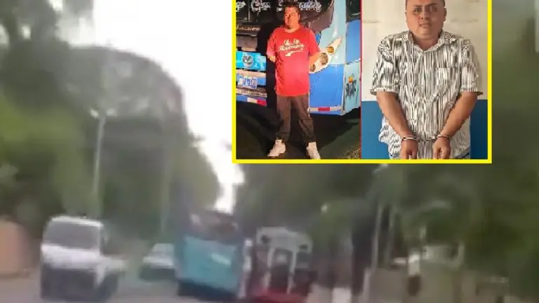 En la Troncal del Norte dos buseros