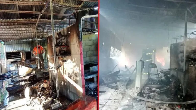 Panadería quemada en Soya