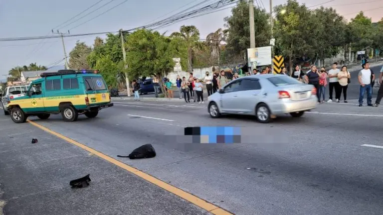 Arrollado en San Martín