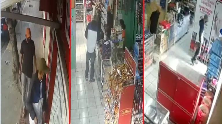 Ladrones en tienda de San Miguel