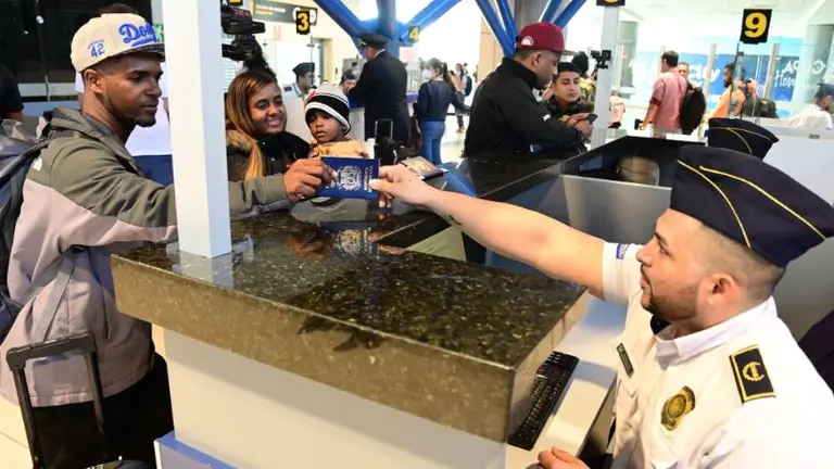 Extranjeros turistas