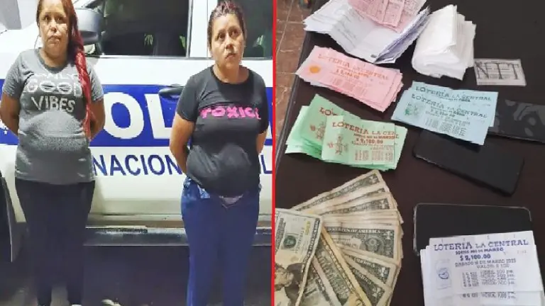 Billetes de lotería falsos