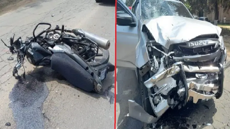Motociclista muerto en Santa Ana