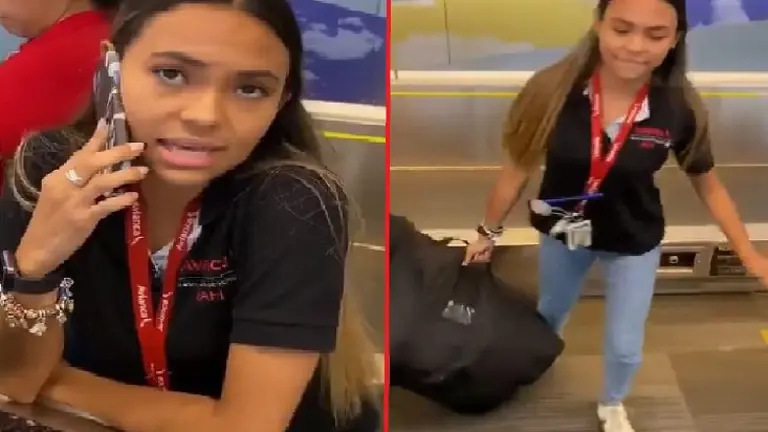 Trabajadora de Avianca