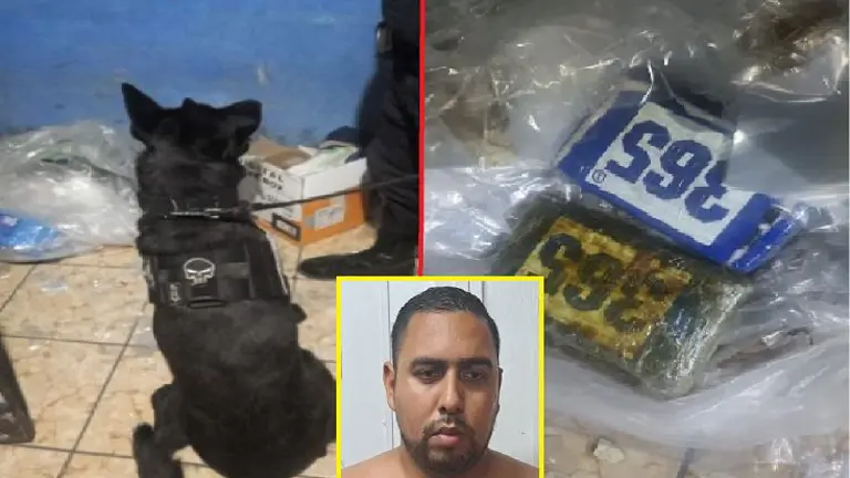 El Cuche con cocaína