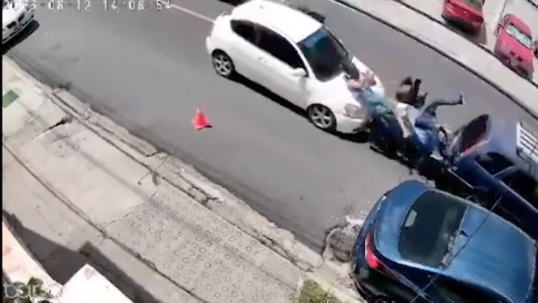 Oris Adolfo Sánchez Mejía atropelló a una pareja en una motocicleta en San Marcos