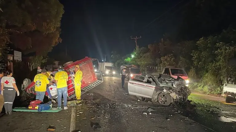 Accidente kilómetro 23 Troncal del Norte