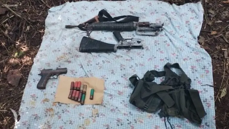 Pertrechos armas y municiones pandillas Santa Tecla La Libertad