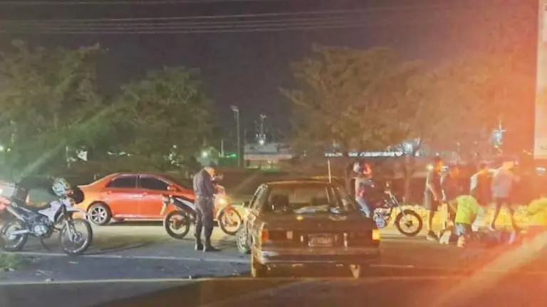 Conductor atropellado y luego es atropellado 02-12-2023