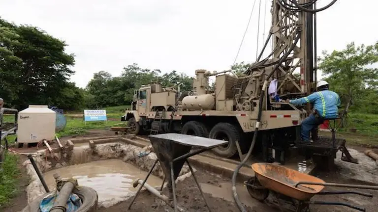 Segunda fase pozo en Santa Rosa Guachipilin