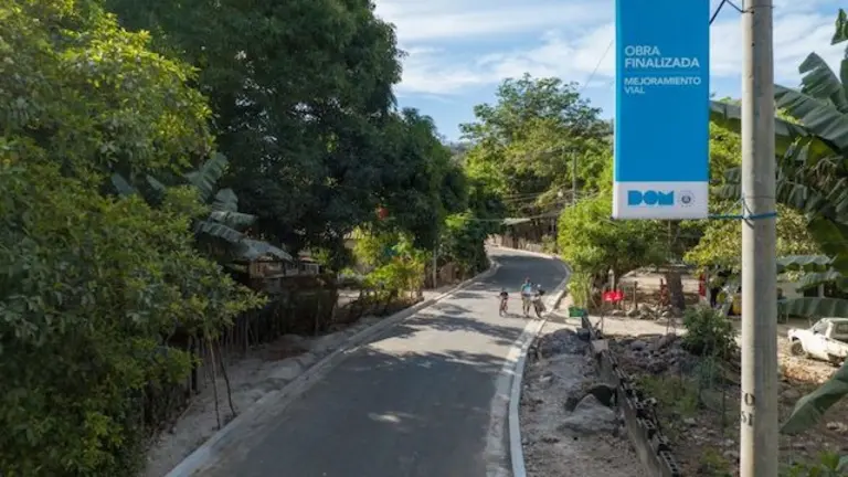 renueva 4 kilómetros de calle rural entre cantones El Sunzal y El Izcanal, de La Libertad