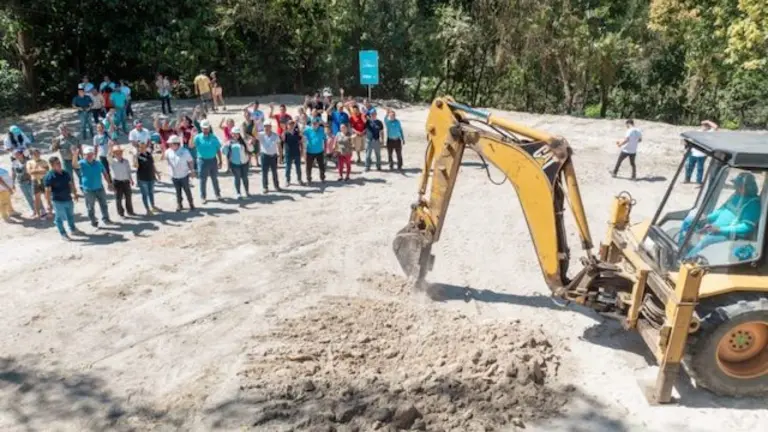 Inician construcción de plaza gastronómica en Monte San Juan, Cuscatlán