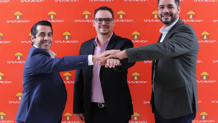 Conferencia de prensa de Alianza entre Banco Davivienda Salvadoreño y AURA, en San Salvador, El Salvador, el 29 de enero de 2024.
Foto Banco Davivienda/ Salvador Meléndez