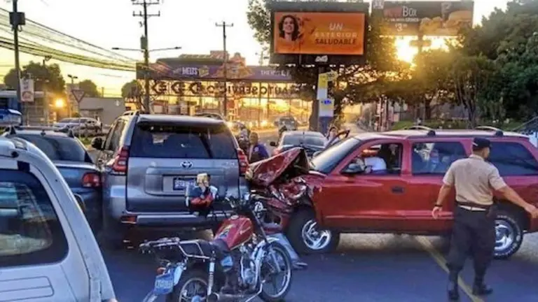 Accidente de tránsito bulevar Los Próceres 28-02-2024