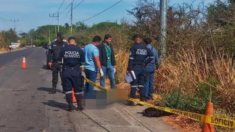 Motociclista 40 años fallecido accidente excesiva velocidada Los Ranchos, Miraflores, San Miguel 15-03-2024