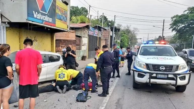 Motociclista fallecido troncal del norte Ciudad Delgado 28-04-2024
