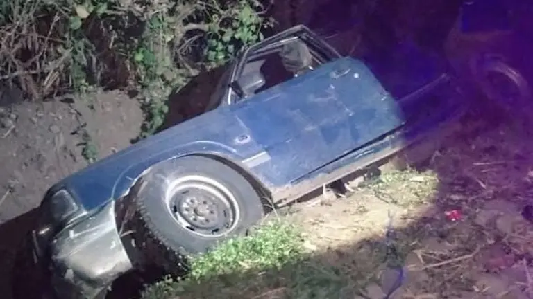 Mujer fallecida en accidente pick up camioneta hondureña Sonsonate 03-05-2024