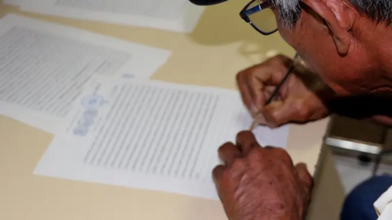 Víctimas estafa escrituras Argoz