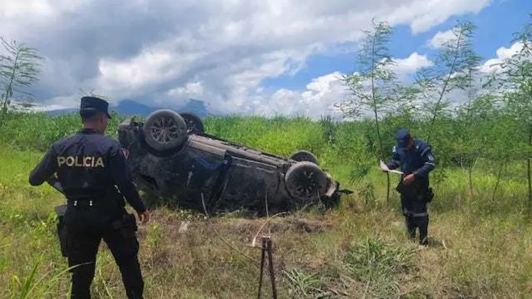 Accidente kilómetro 31 del bulevar Claudia Lars, San Juan Opico, 07-07-2024