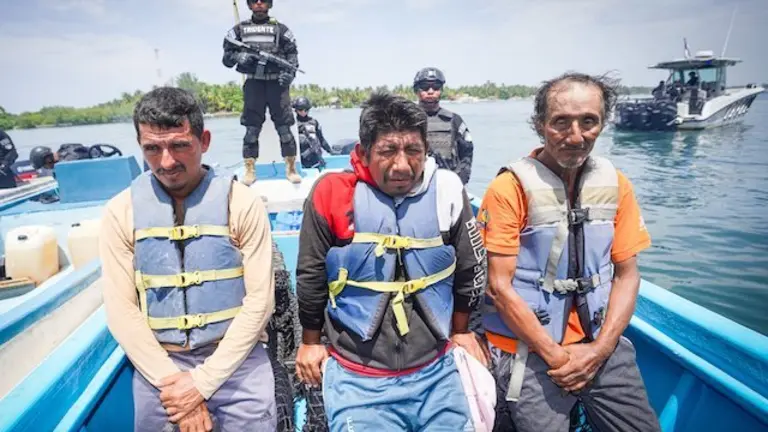 William Antonio Castro, Darío Romero y Ángel Jorge Castro, ecuatorianos, droga cocaína, embarcación 18-07-2024