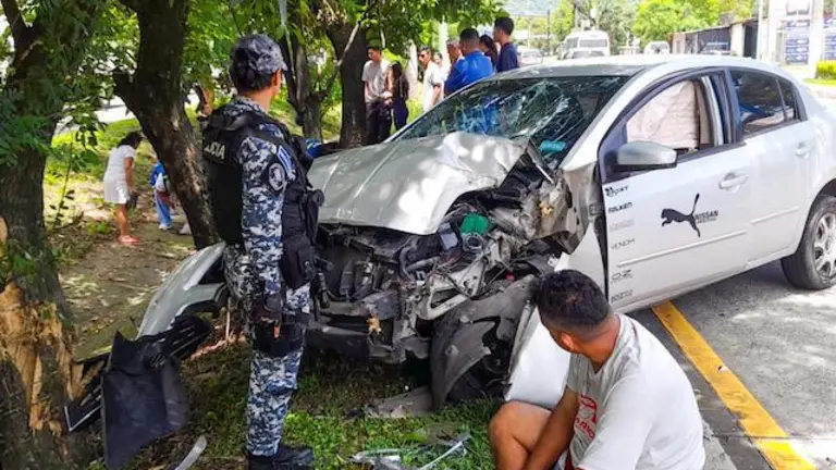 Joven 17 años atropellada en km 12 Comalapa 31-07-2024