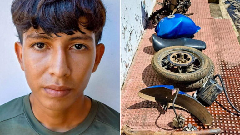 Diego José Juárez hurto de motocicleta Usulután