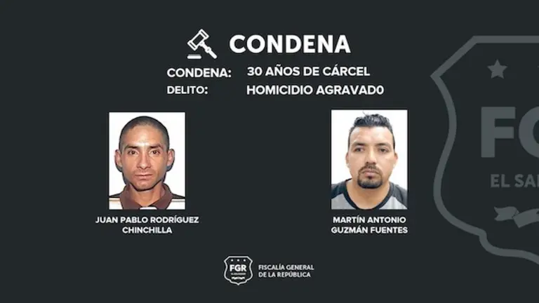 Juan Pablo Rodríguez Chinchilla y Martín Antonio Guzmán Fuentes homicidio agravado