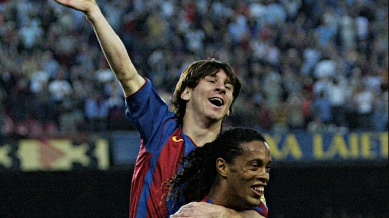 Ronaldinho y Messi