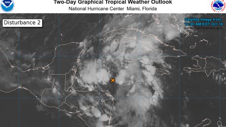 Ciclón Tropical Honduras NHC 18-10-2024