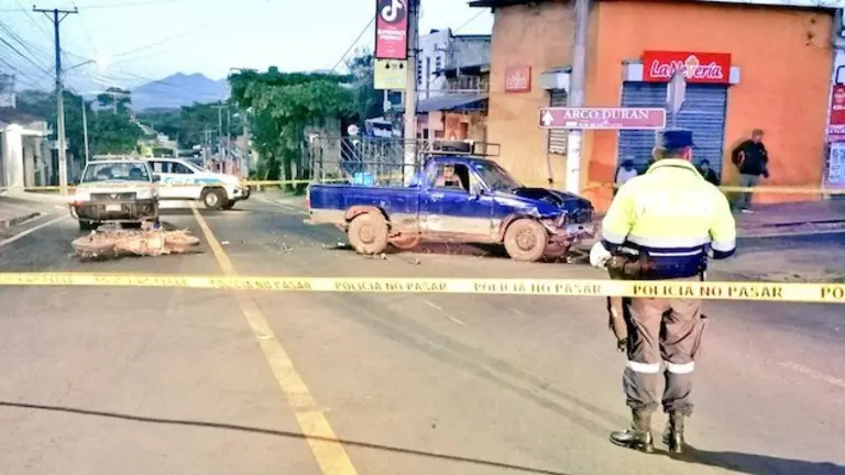 Motociclista atropellado en Ahuchapán 30-11-2024