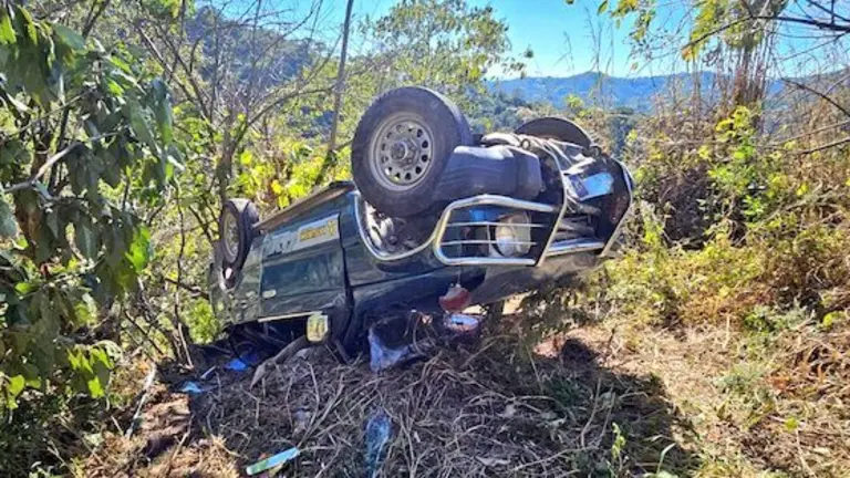 Lucio Galdámez fallecido pick up al principio Comalapa, Chalatenango