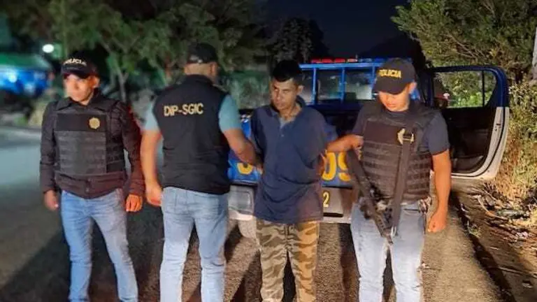 Miguel Ángel Linares, 28 años, alias Camacho o Cadejo, Barrio 18, capturado en Guatemala 11-01-2025