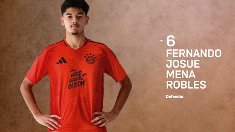 Fernando Josué Mena Robles Bayern Múnich