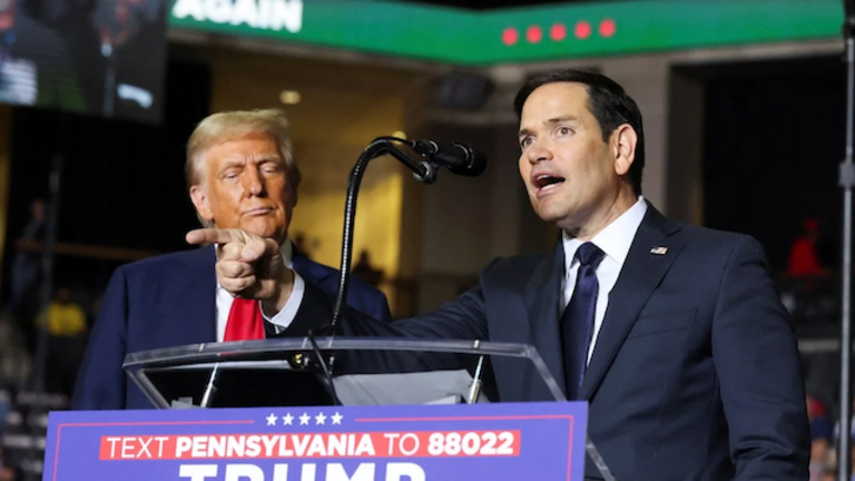 Donald Trump y Marco Rubio copia