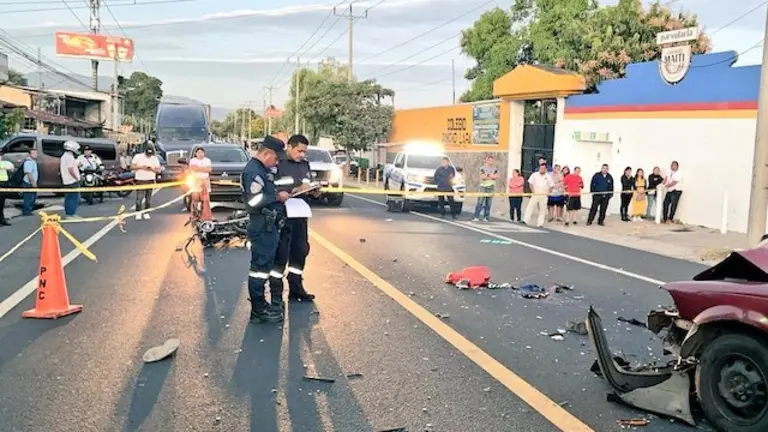 Dos fallecidos y un herido accidente San Martín 01-02-2025