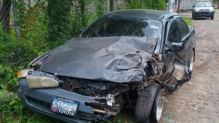 Erick David Cárcamo Saravia atropelló a un policía en la Ruta Militar de Santa Rosa de Lima La Unión 14-06-2025